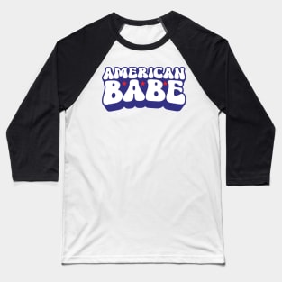 American Babe, 4th Of July Baseball T-Shirt